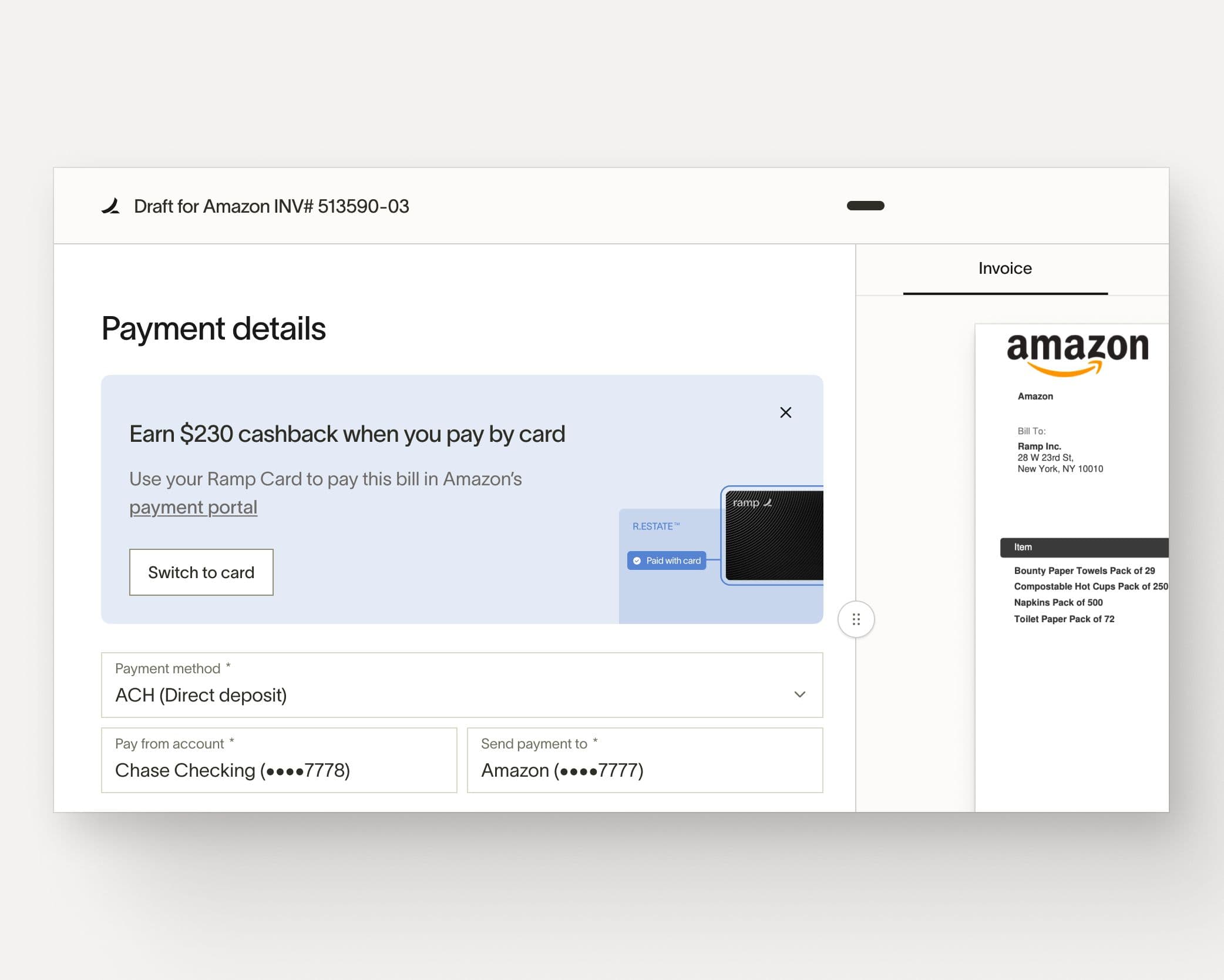 Earn cash back with no extra steps