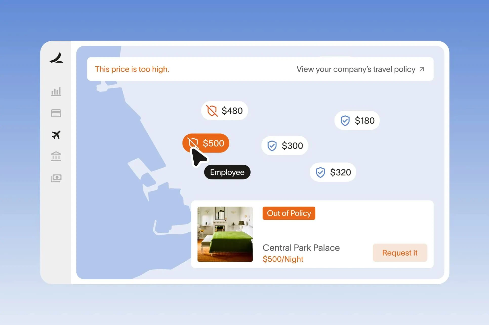 Manage travel spend from booking to book close