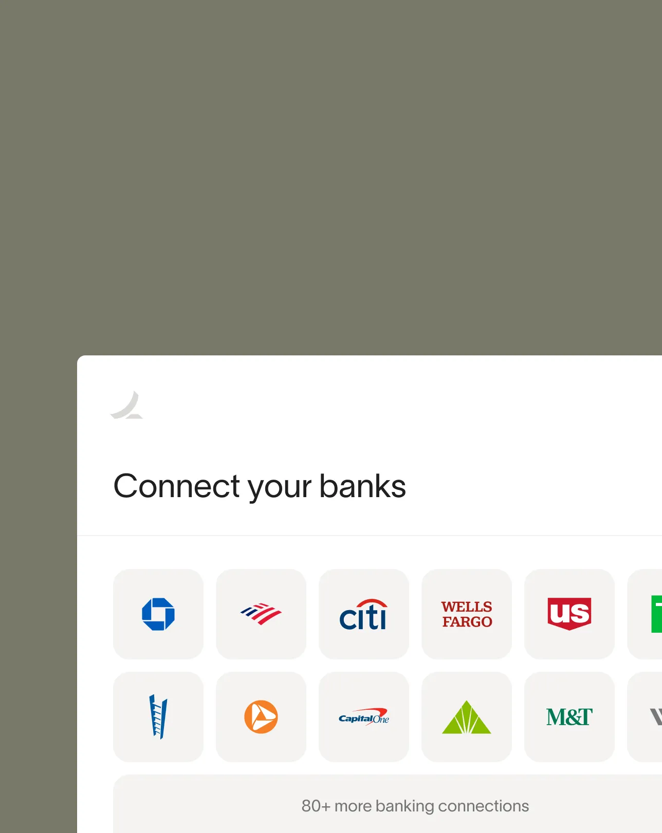 graphic of bank connections